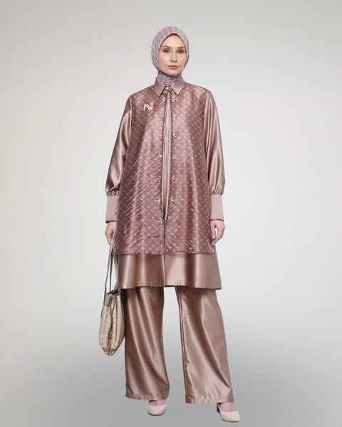 Siena Rosegold Set (Shirt, Outer, Culotte)
