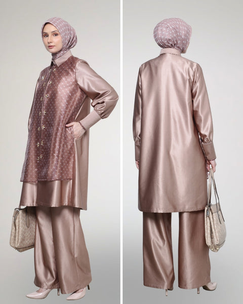 Siena Rosegold Set (Shirt, Outer, Culotte)