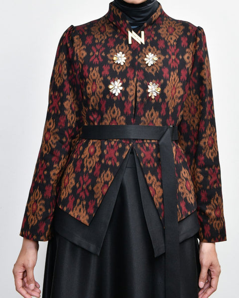Swarna Black Midi Set