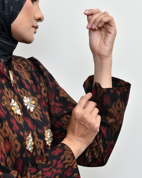 Swarna Black Midi Set