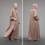 Mecca Taupe Dress (Dress, Long Outer, Khimar)