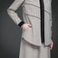 One Set 2in1 Blazer Opnaisel Balanced Beige Sweet Black Midi (Shirt & Skirt)