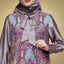 Blouse Ribbon Lavender Mist Exclusive Batik (Shirt & Culotte)